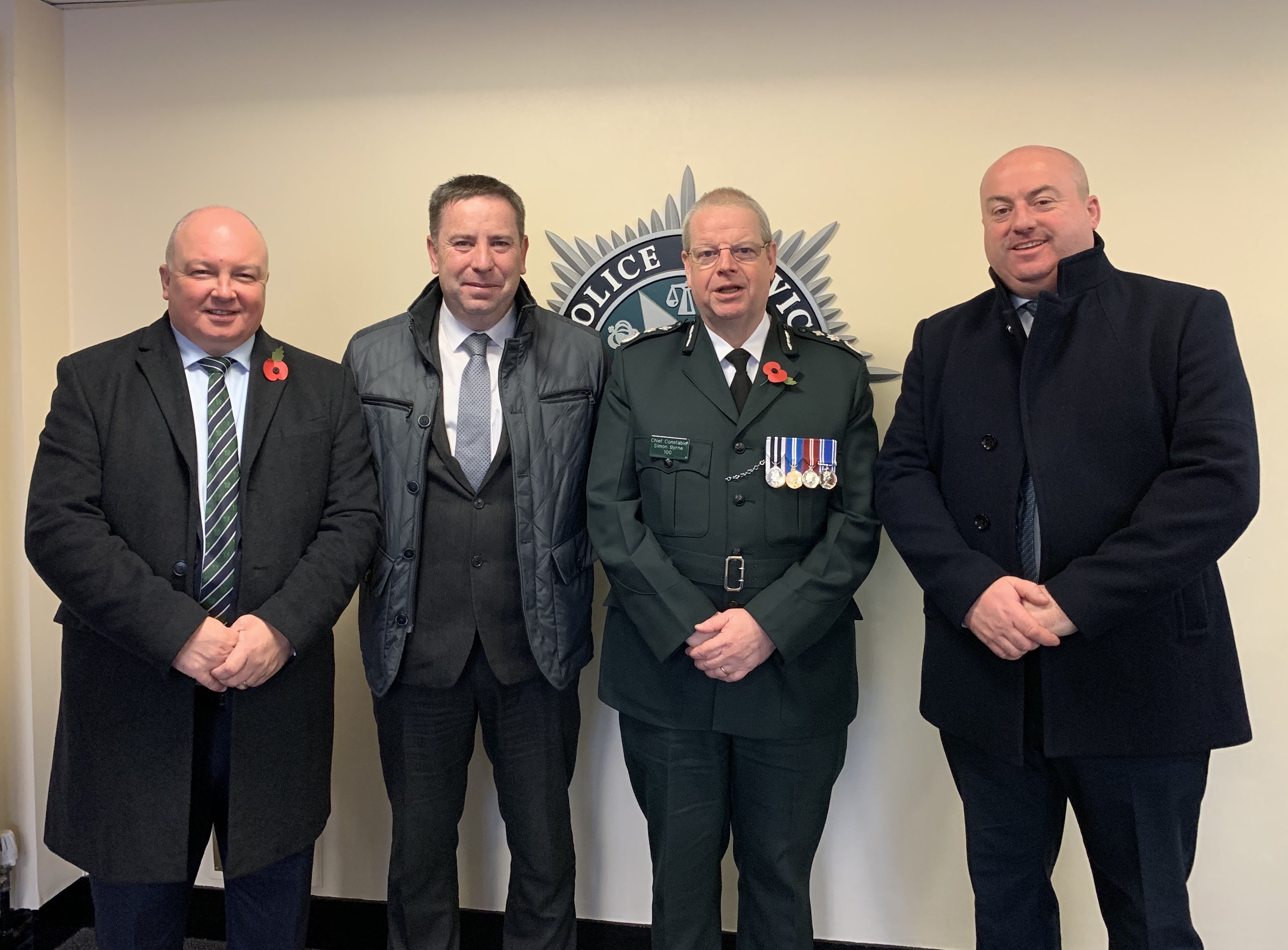 Historic wreath-laying for officers killed in Ireland conflicts